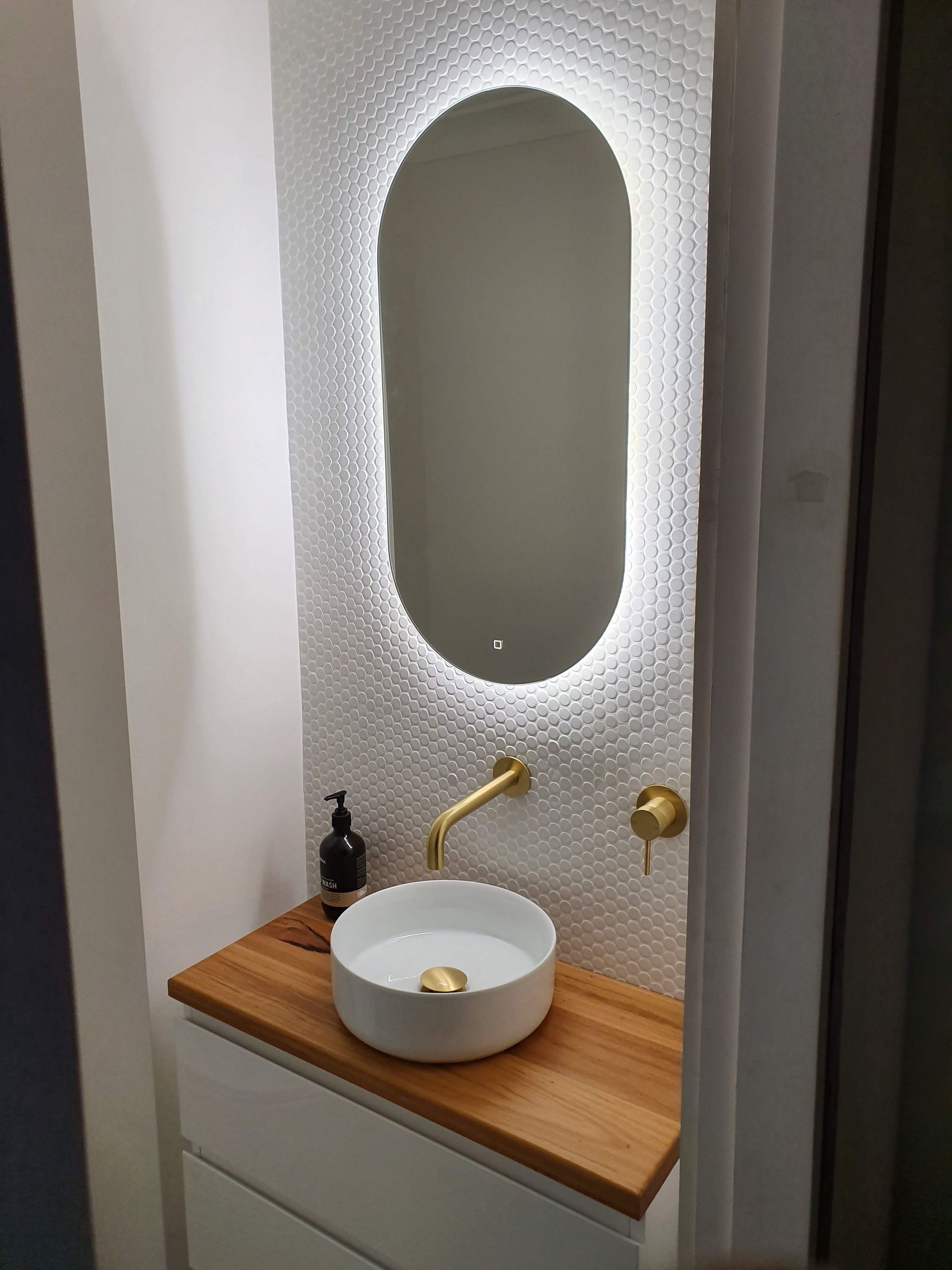 New Lighting In Bathroom — TB Electrical & Communications in Kincumber, NSW