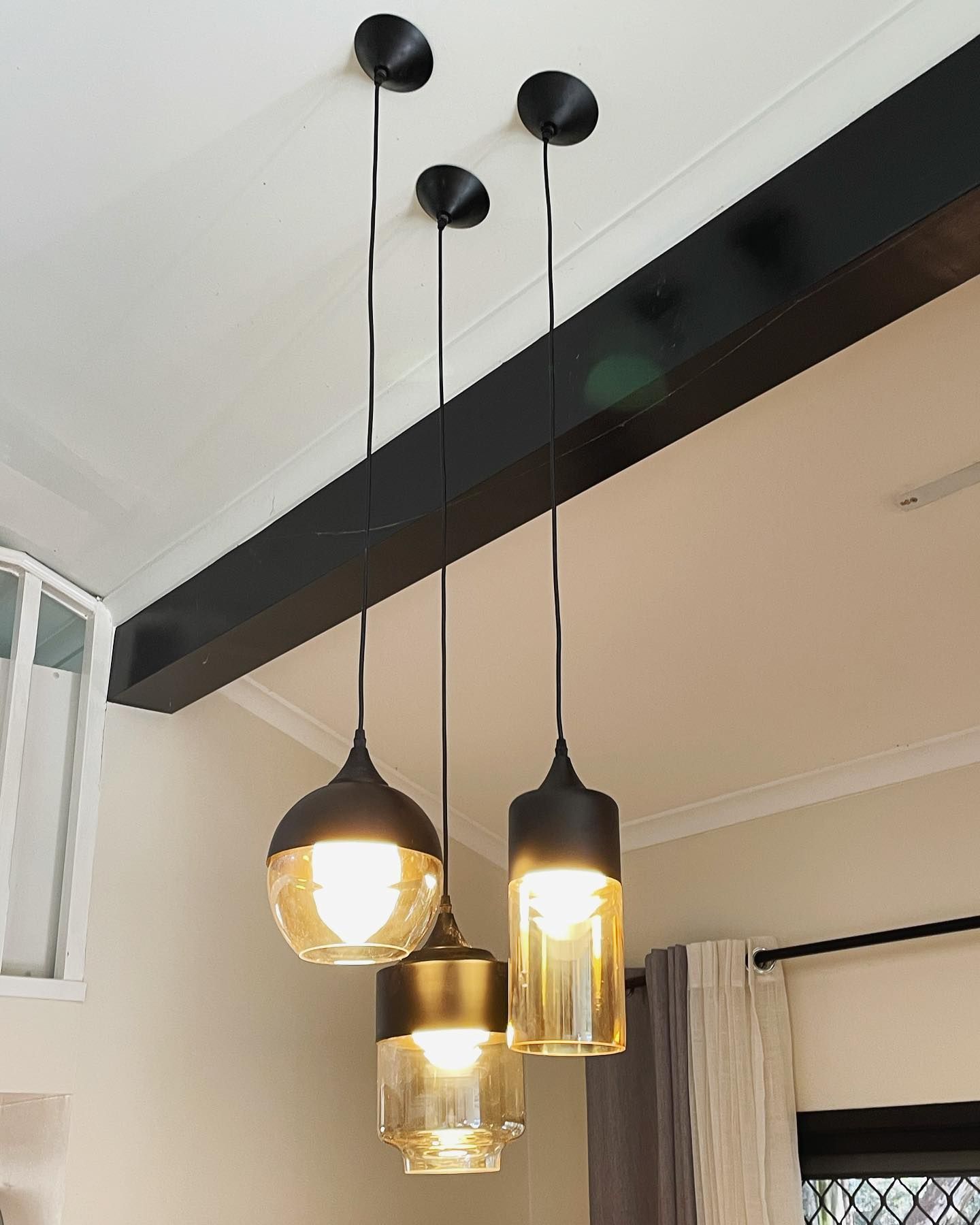 Three Hanging Light Fixtures — TB Electrical & Communications in Erina, NSW