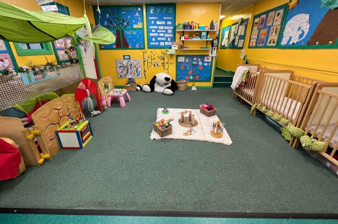 The Caterpillar room for 0-2 year olds
