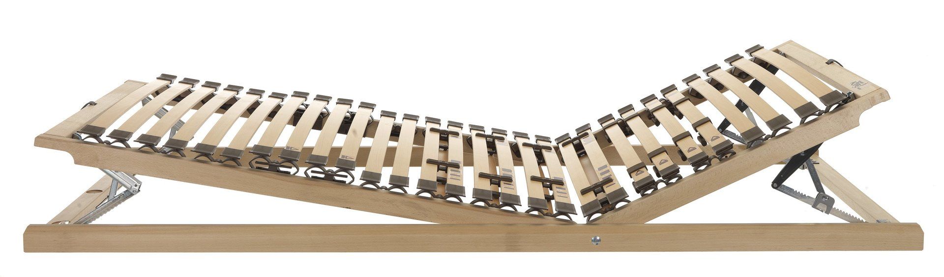 Braunes Lattenrost leicht aufgestellt