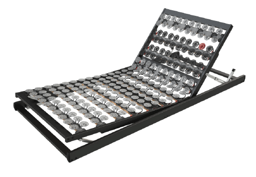 Dunkel aufgestelltes Lattenrost