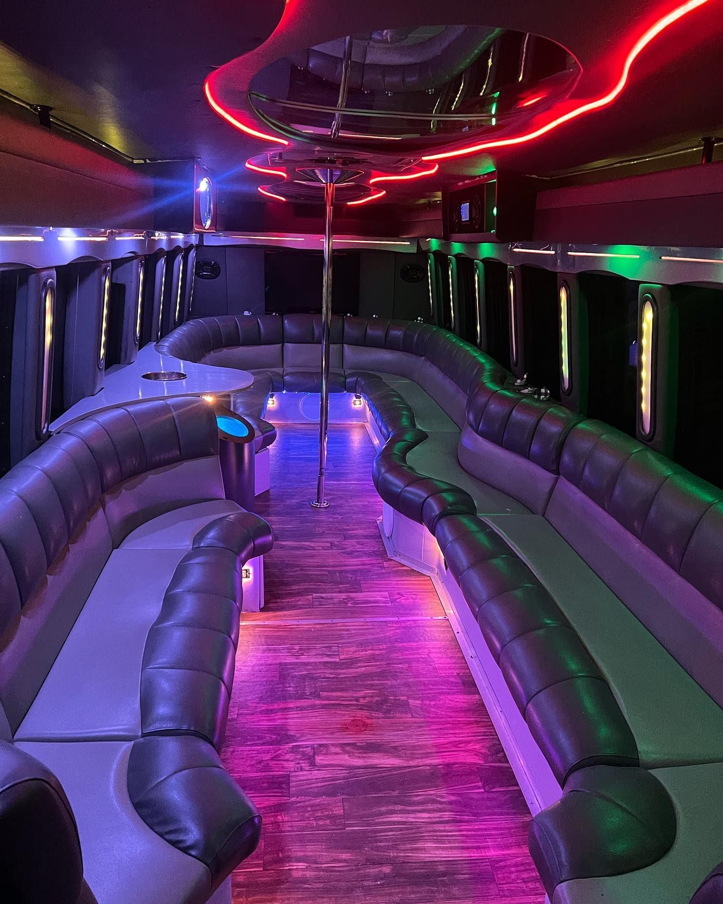 Inside Party Bus