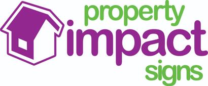 property impact signs - logo