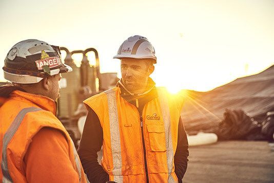 Employee on berth