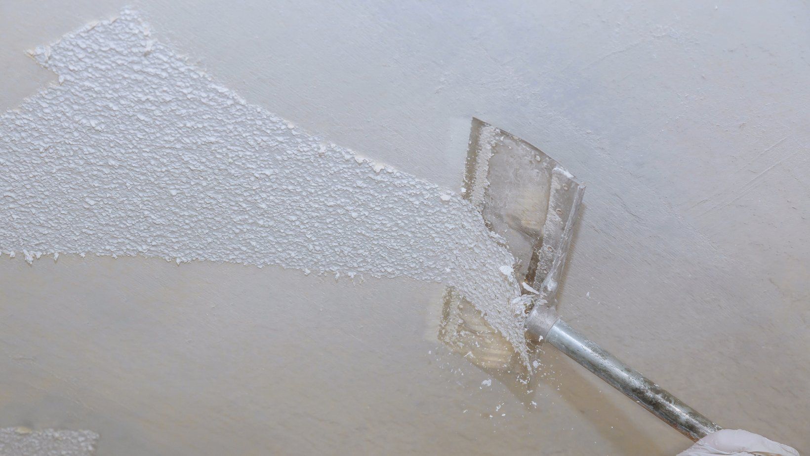 removing textured ceiling