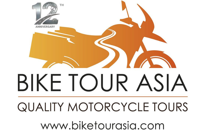 bike tour Asia logo 11 years anniversary 