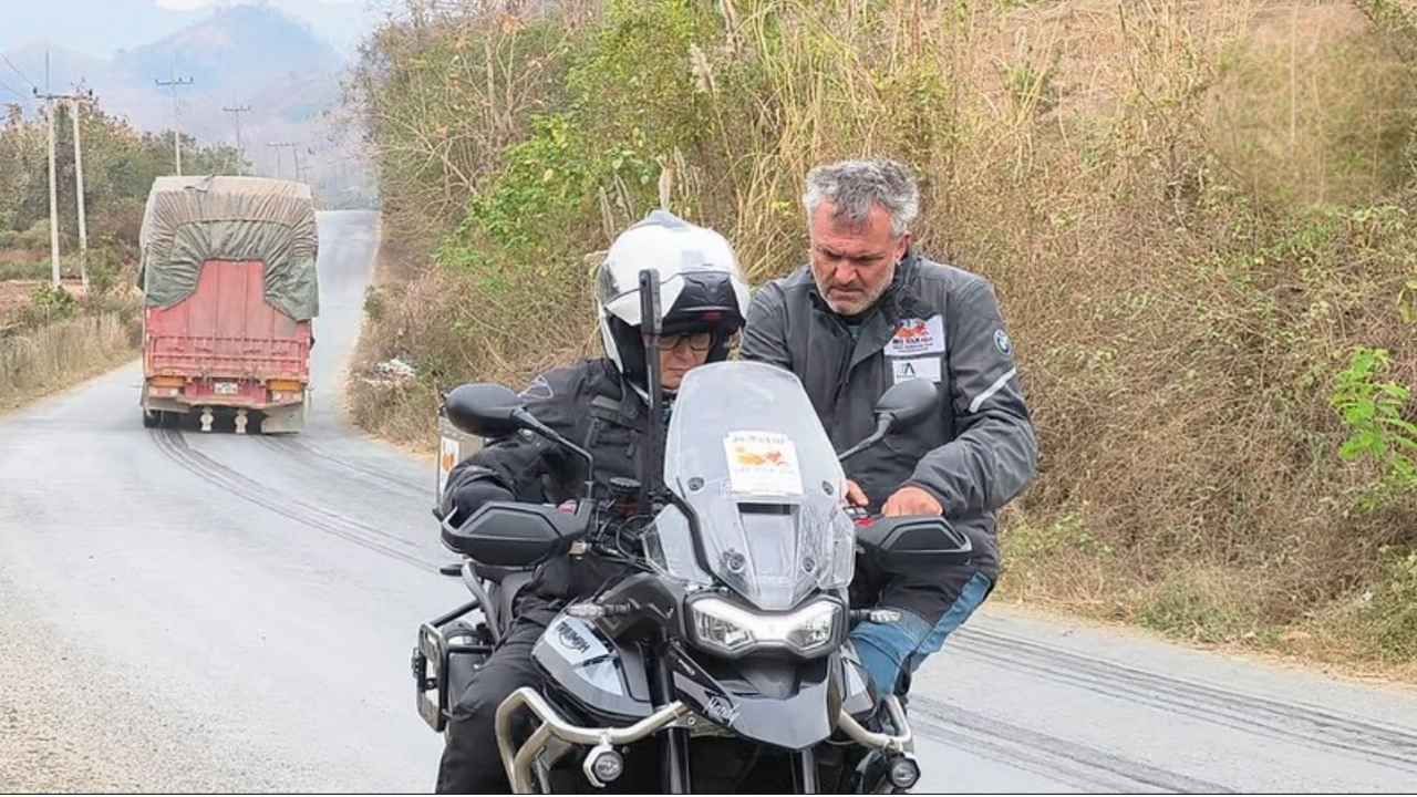Bike tour asia -ride through laos