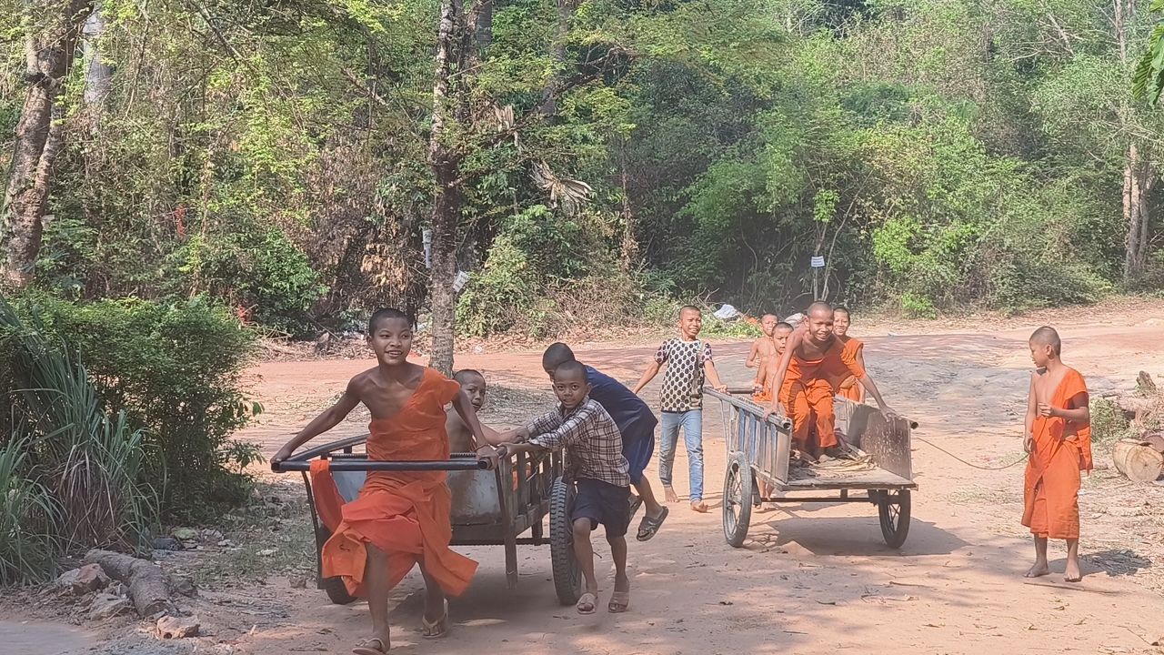 Monks running Cambodia