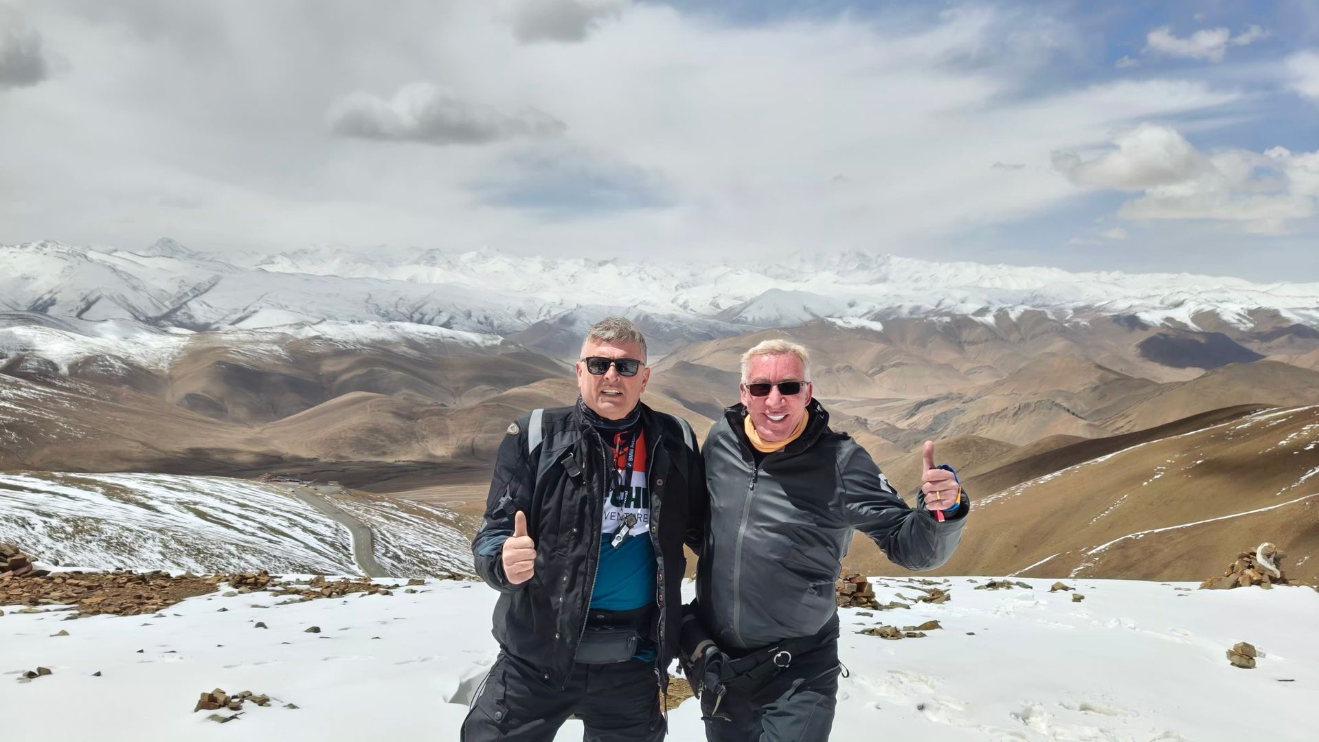 Riders at the Mt. Everest Basecamp