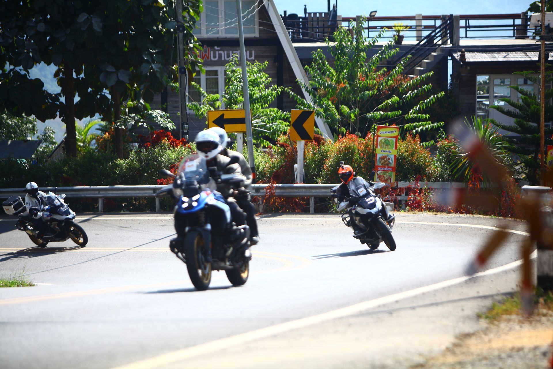 Bike Tour Asia on the way riding