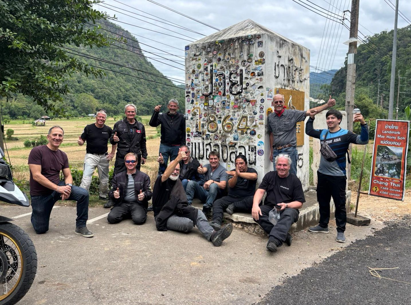 Bike Tour Asia guests at Mae Hong Son 
