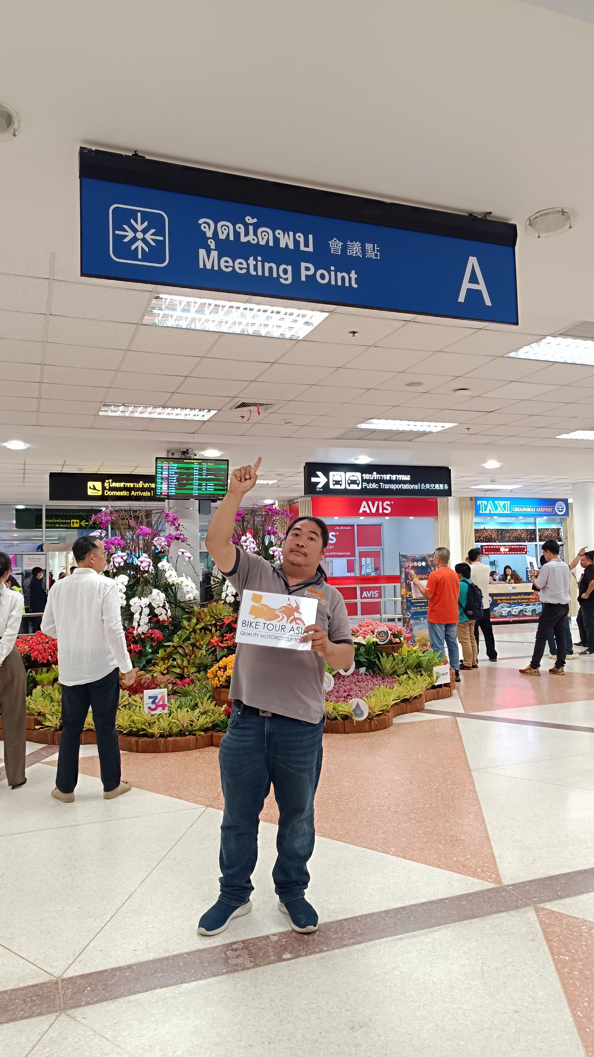 Mai at Chiang Mai Airport 