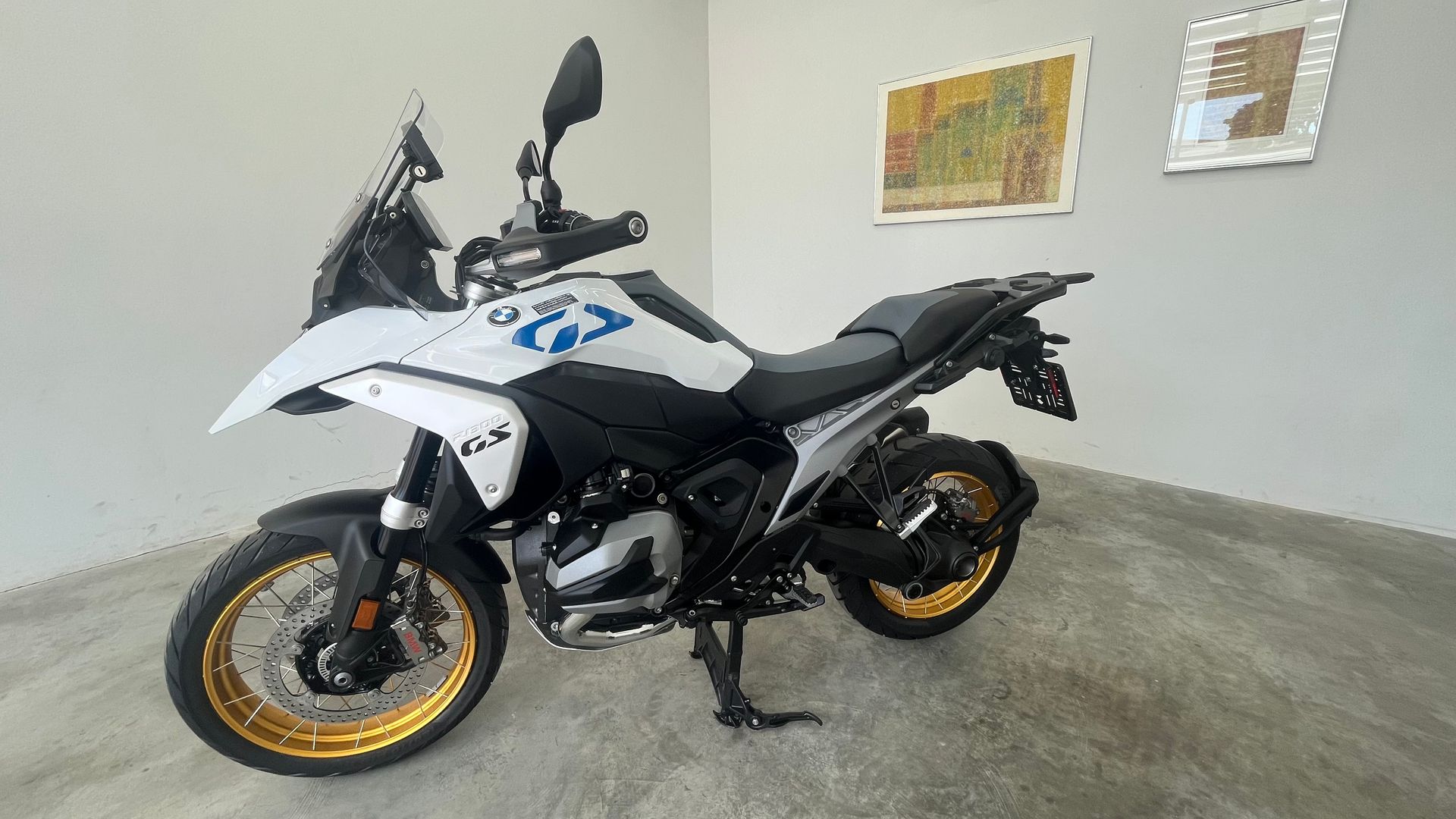 big bike BMW with view in asia
