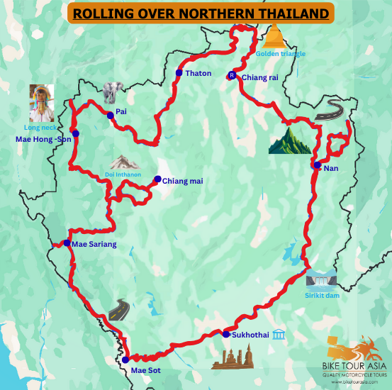 Rolling Over Northern Thailand