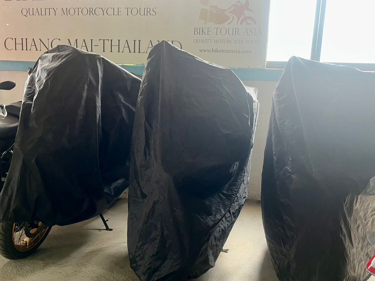 Big Motorcycle, Bike Tour Asia, Storage Space
