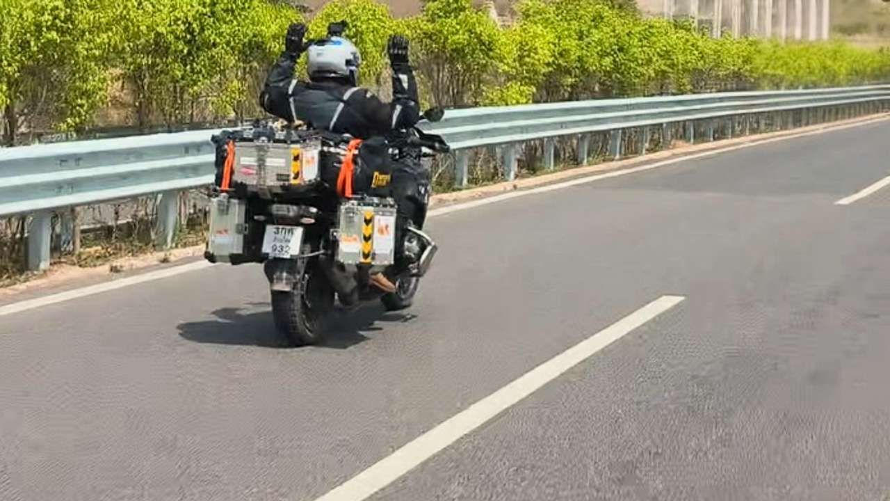 riding motorbike