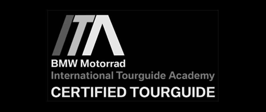BMW motorrad certified tour guide logo