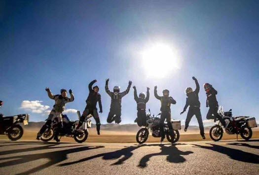 riders jumping 