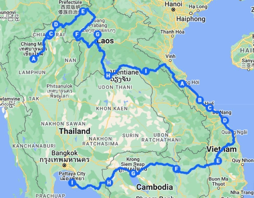 south-east-asia-motorcycle-tour-map-thailand-vietnam-laos-cambodia