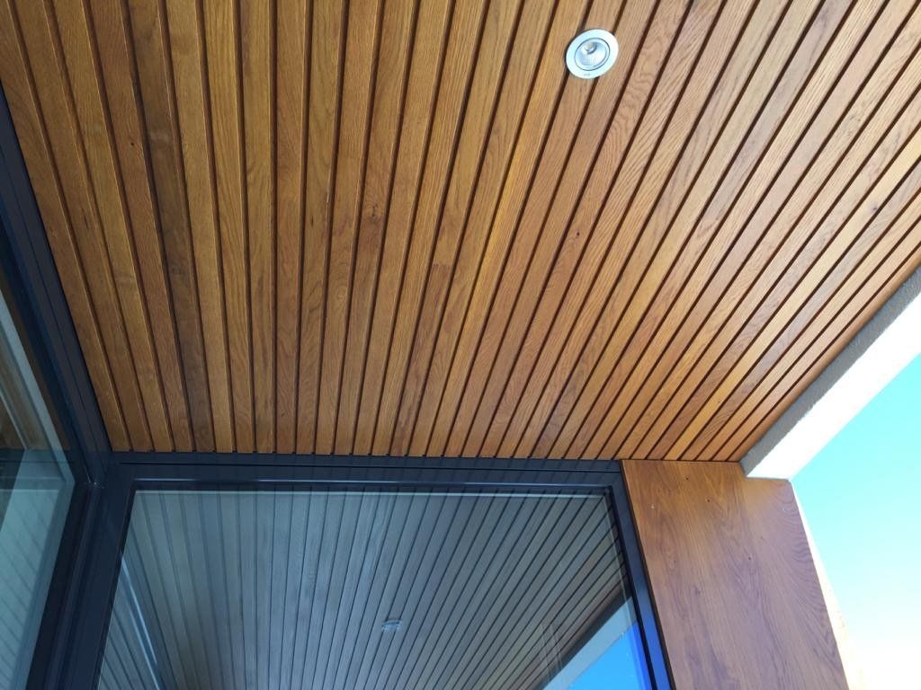 bardage de plafond bois