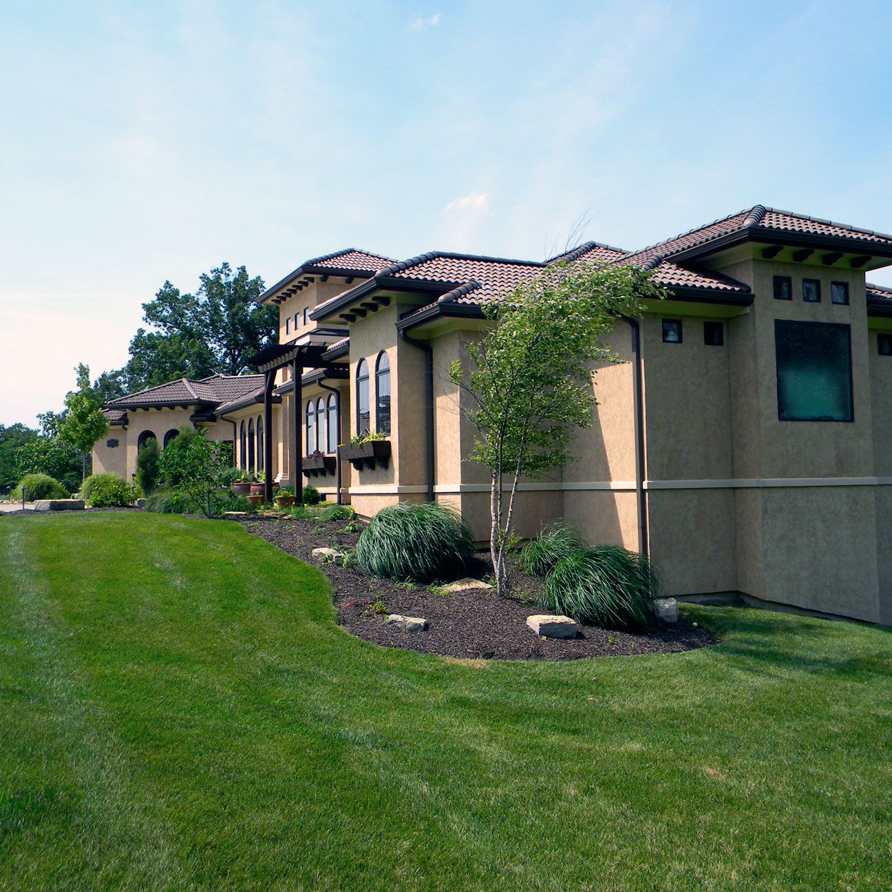 A Beautiful Mediterranean-Style Home By Design Built Homes in Central Missouri.