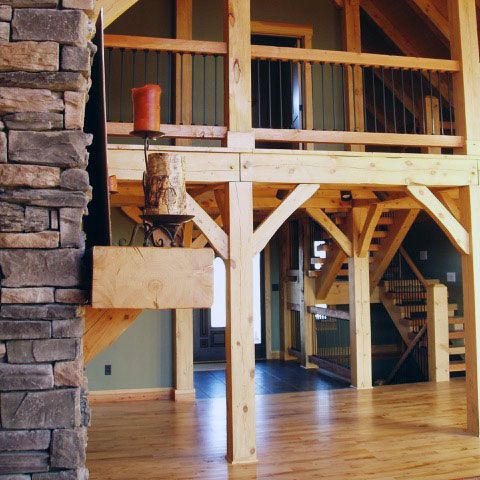 Living Room & Staircase. Build a Forever Home in Mid-MO With Design Built Homes.