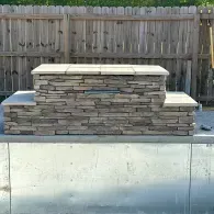 pool waterfall installation
