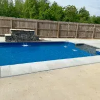 water features in inground pool