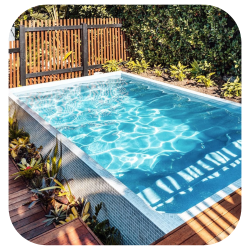 rectangle above ground pool