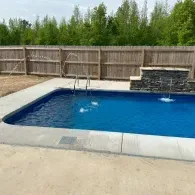 water features in inground pool