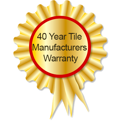 40 year tile manufacturers warranty