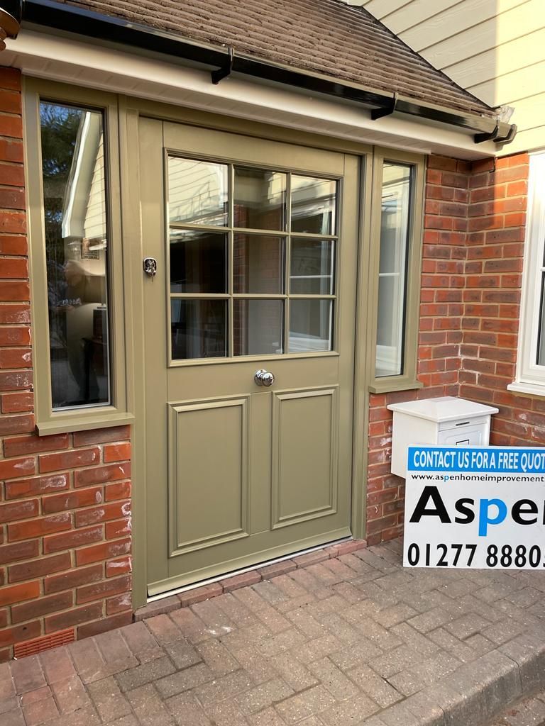A bespoke Engineered timber Door by Aspen Home Improvements