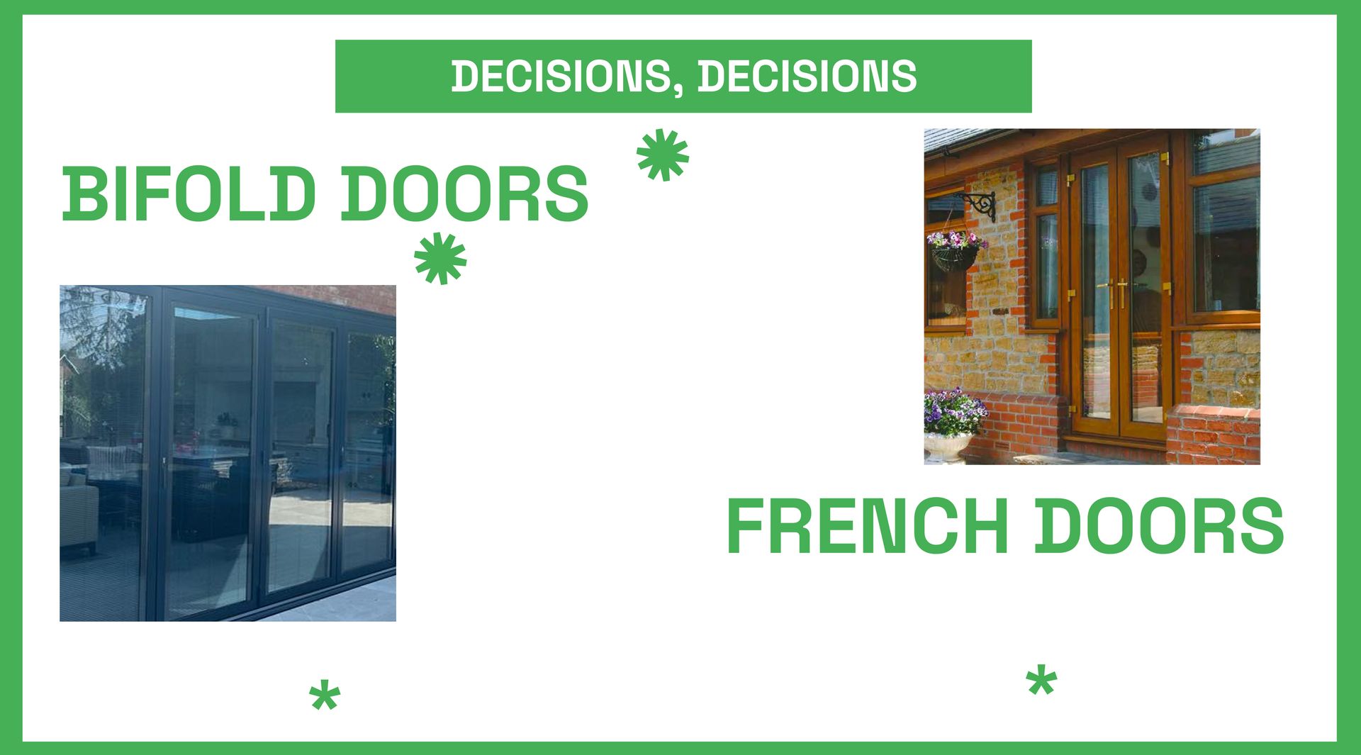 Should I Invest in Bifold Doors or French Doors