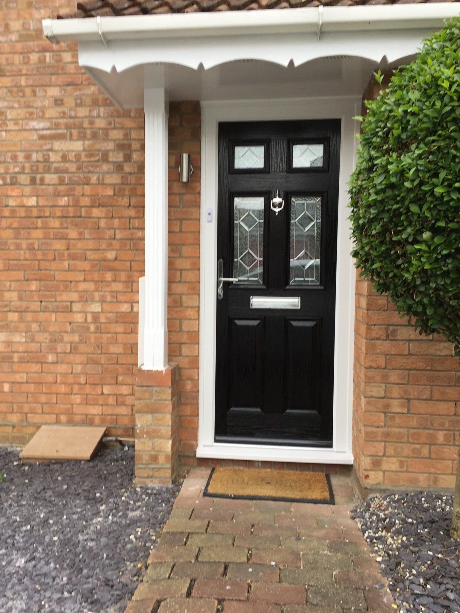 new composite front door