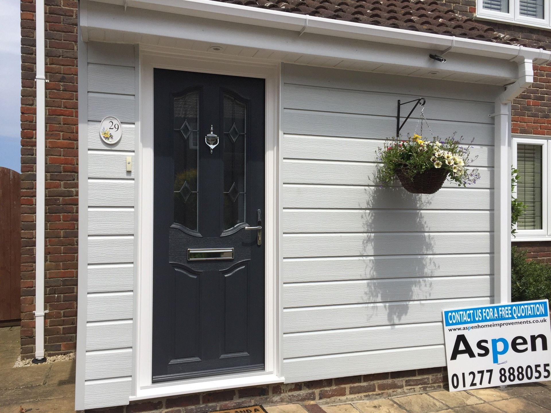 new composite front door