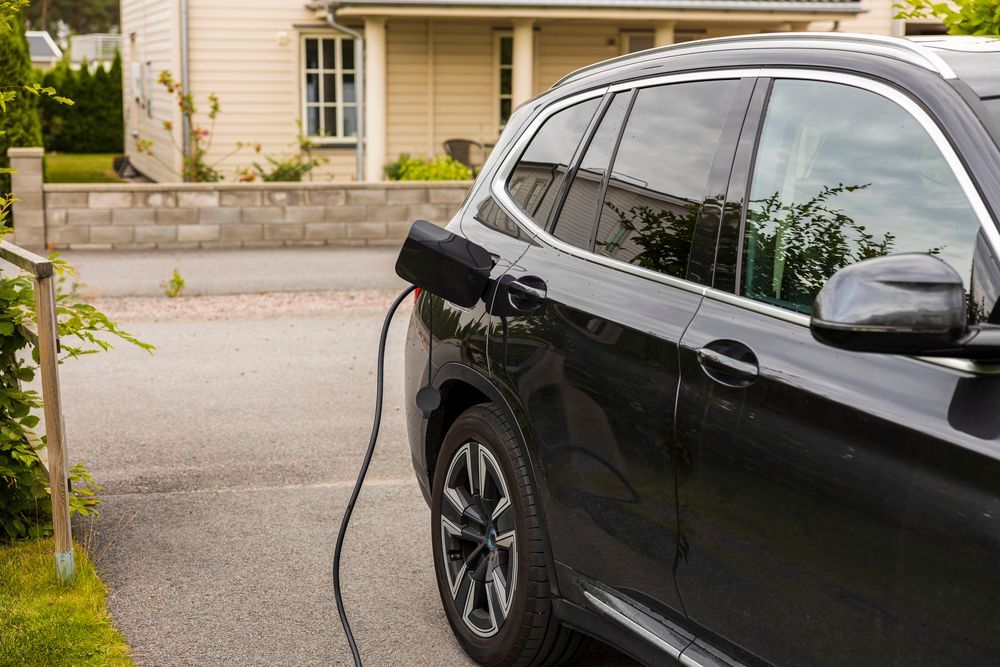 EV charging installation at home by Aspen Solar Energy Billericay