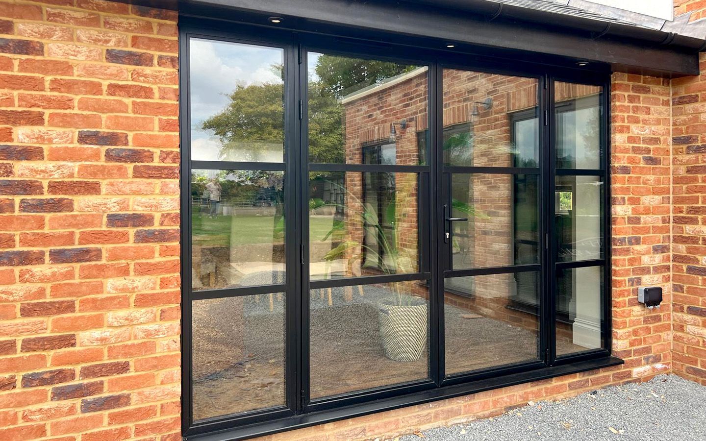 Heritage French doors installed by Aspen Home Improvements