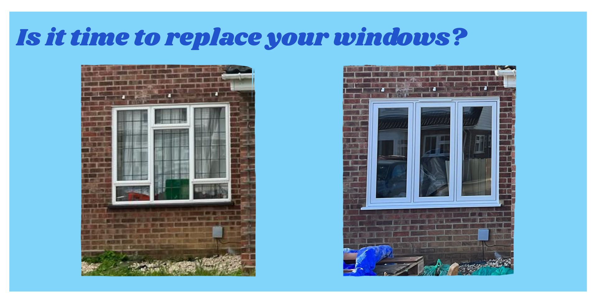 before and after windows with Is it time to replace your windows