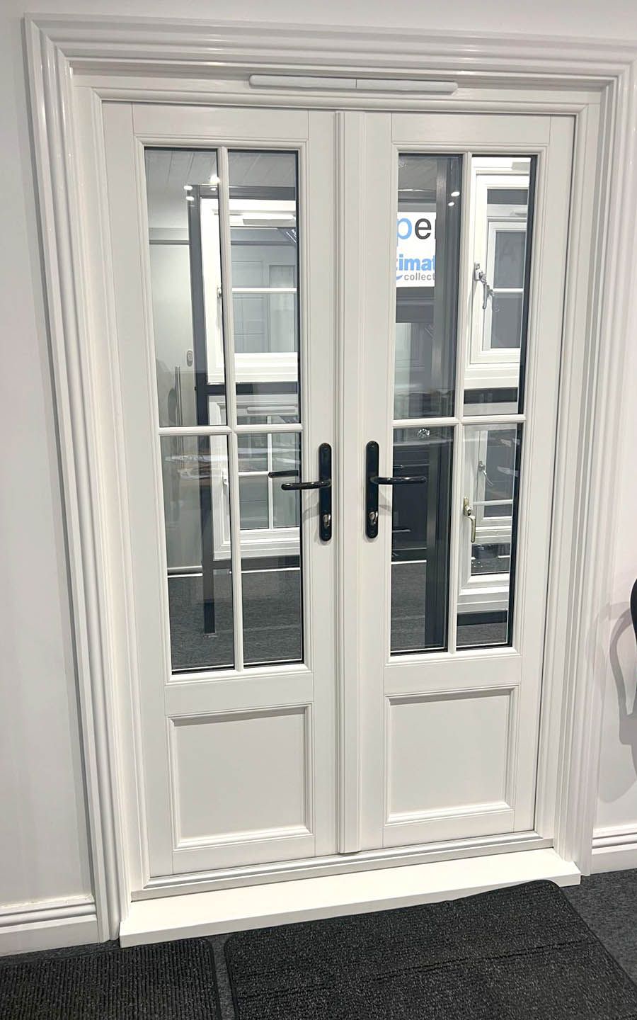 Aspen Home Improvements winows and doors at our showroom.