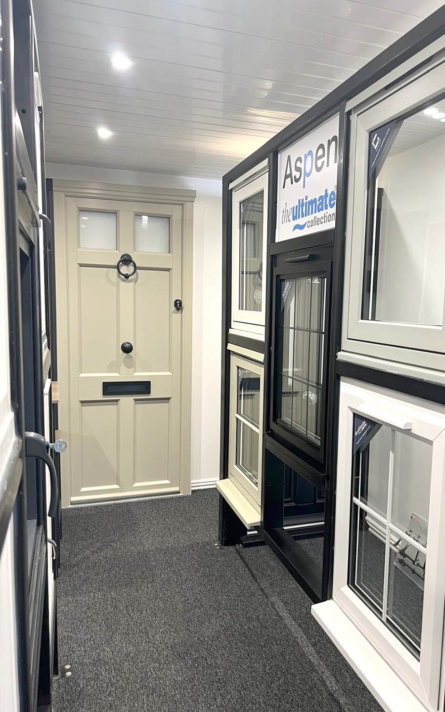 Showroom showing off windows and doors.