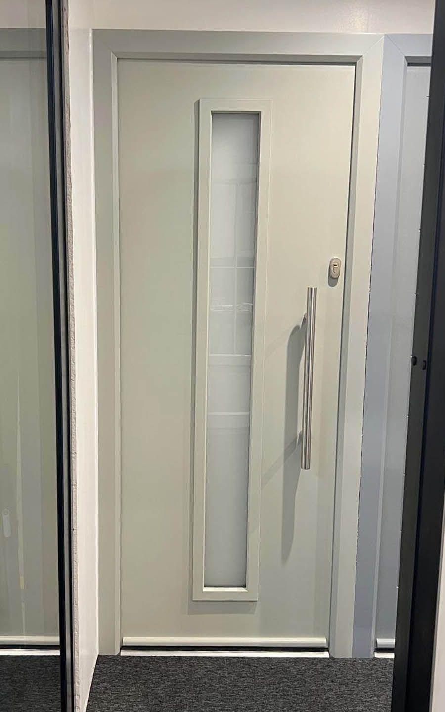 Aspen Home Improvements winows and doors at our showroom.