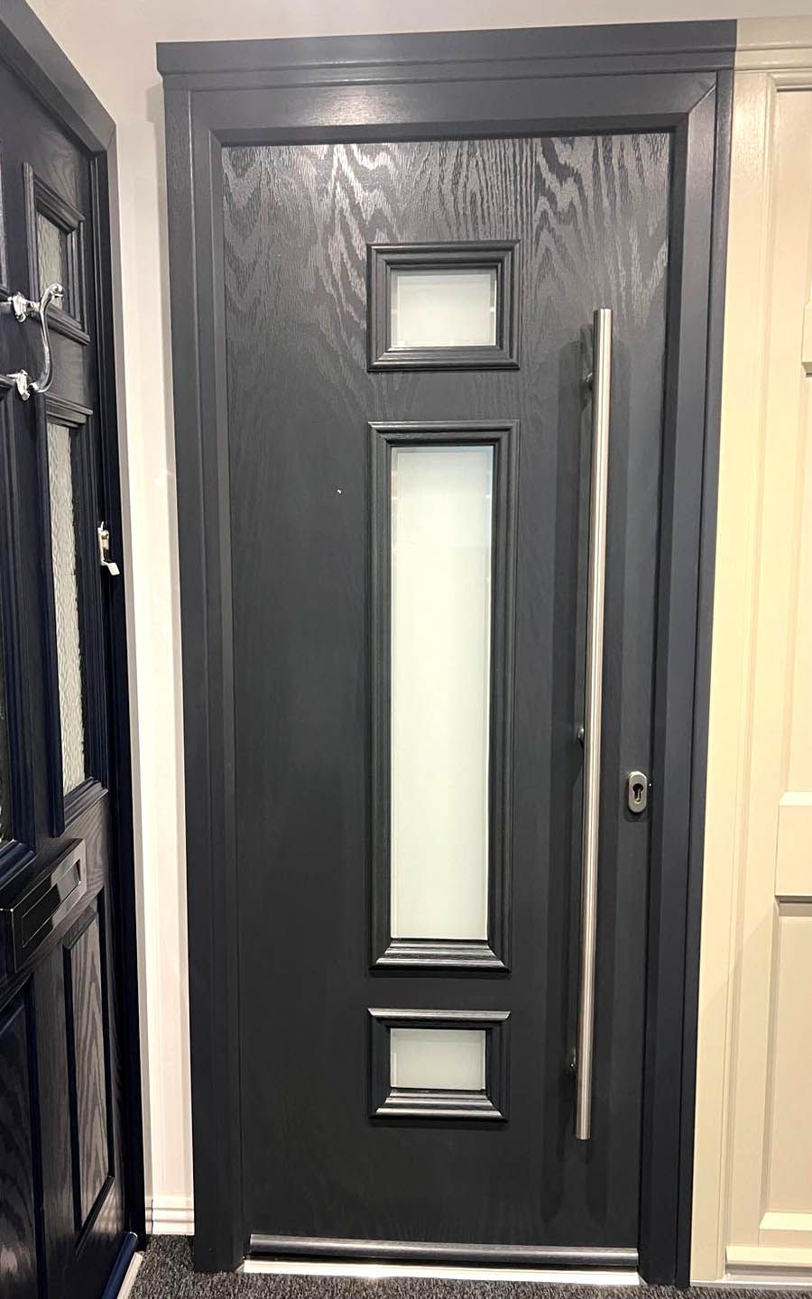 Aspen Home Improvements winows and doors at our showroom.