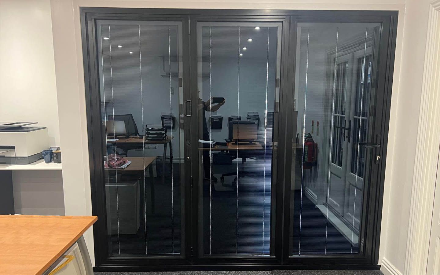 Aspen Home Improvements winows and doors at our showroom.