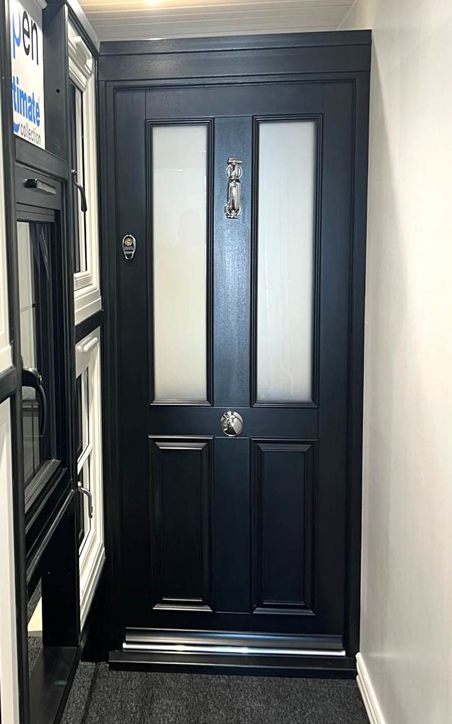 Aspen Home Improvements winows and doors at our showroom.