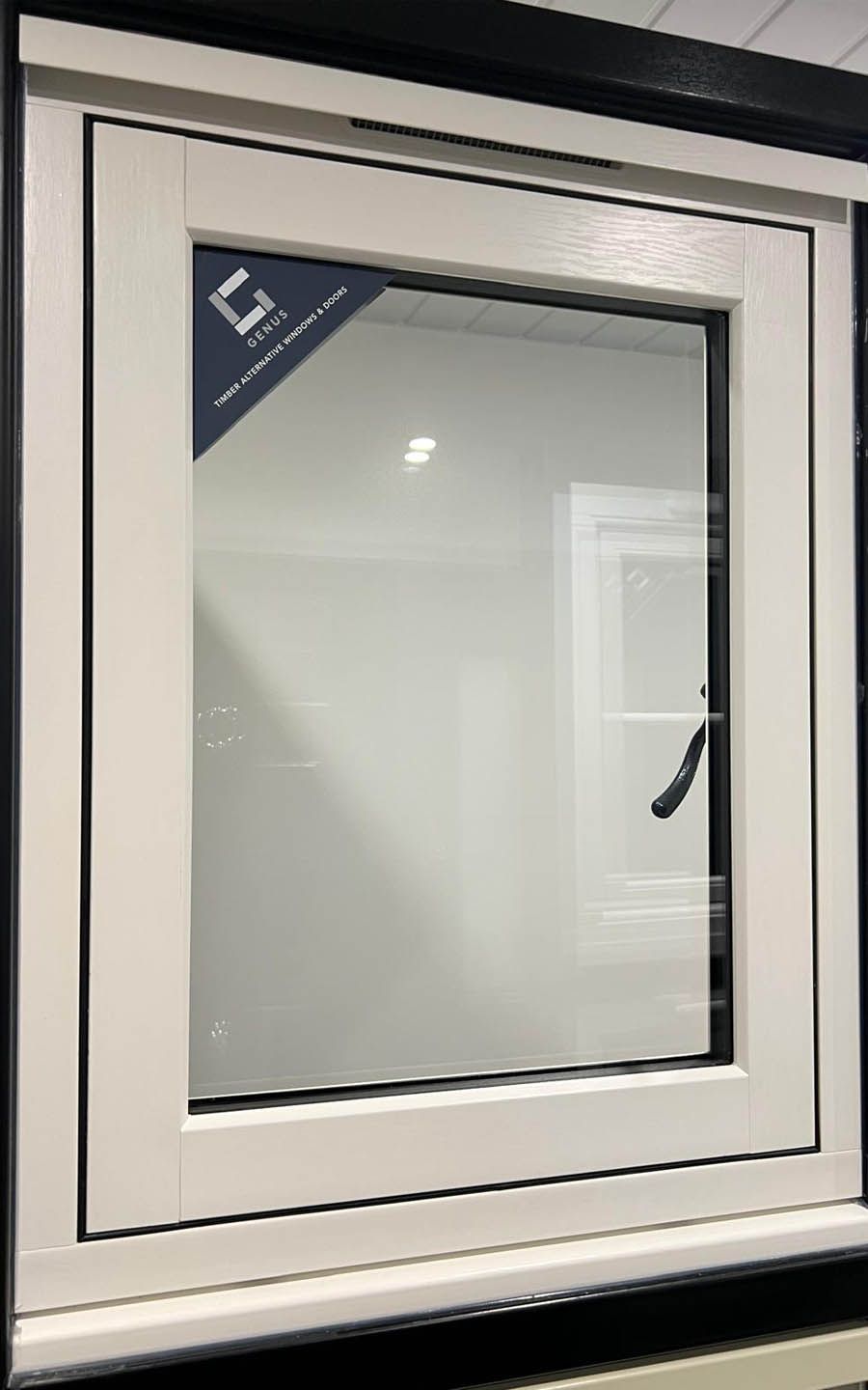 Aspen Home Improvements winows and doors at our showroom.