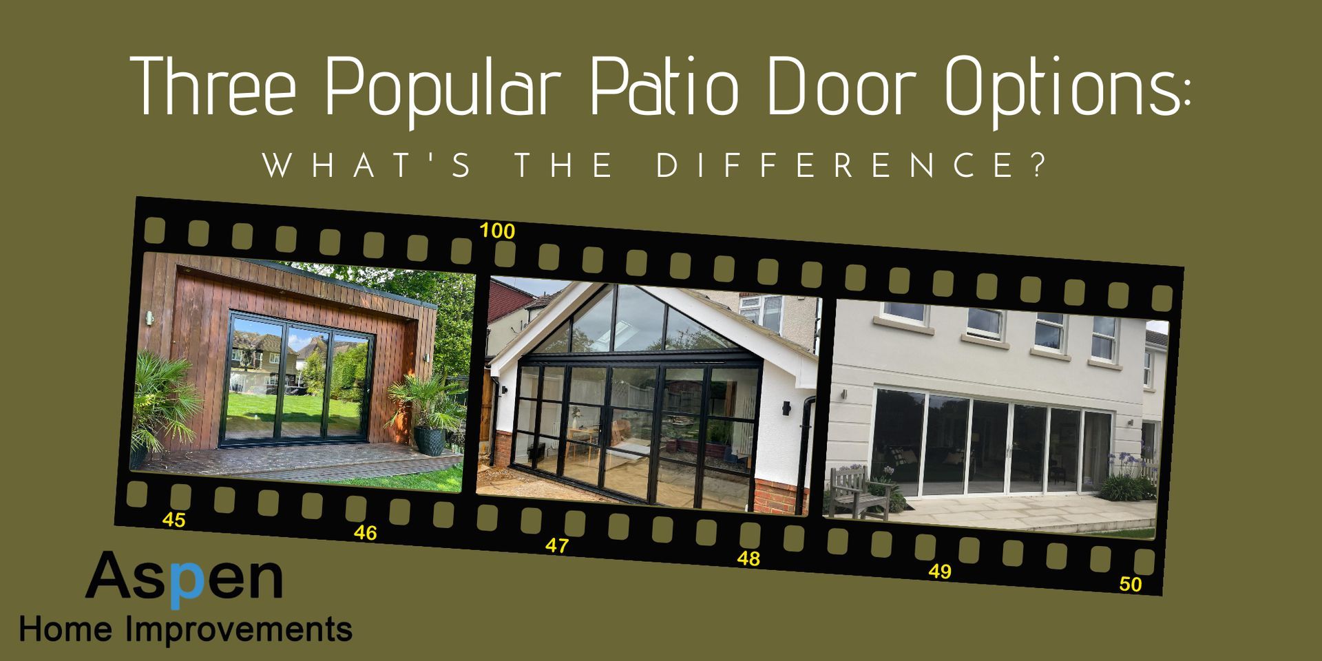 Three Popular Patio Door Options: What's the Difference