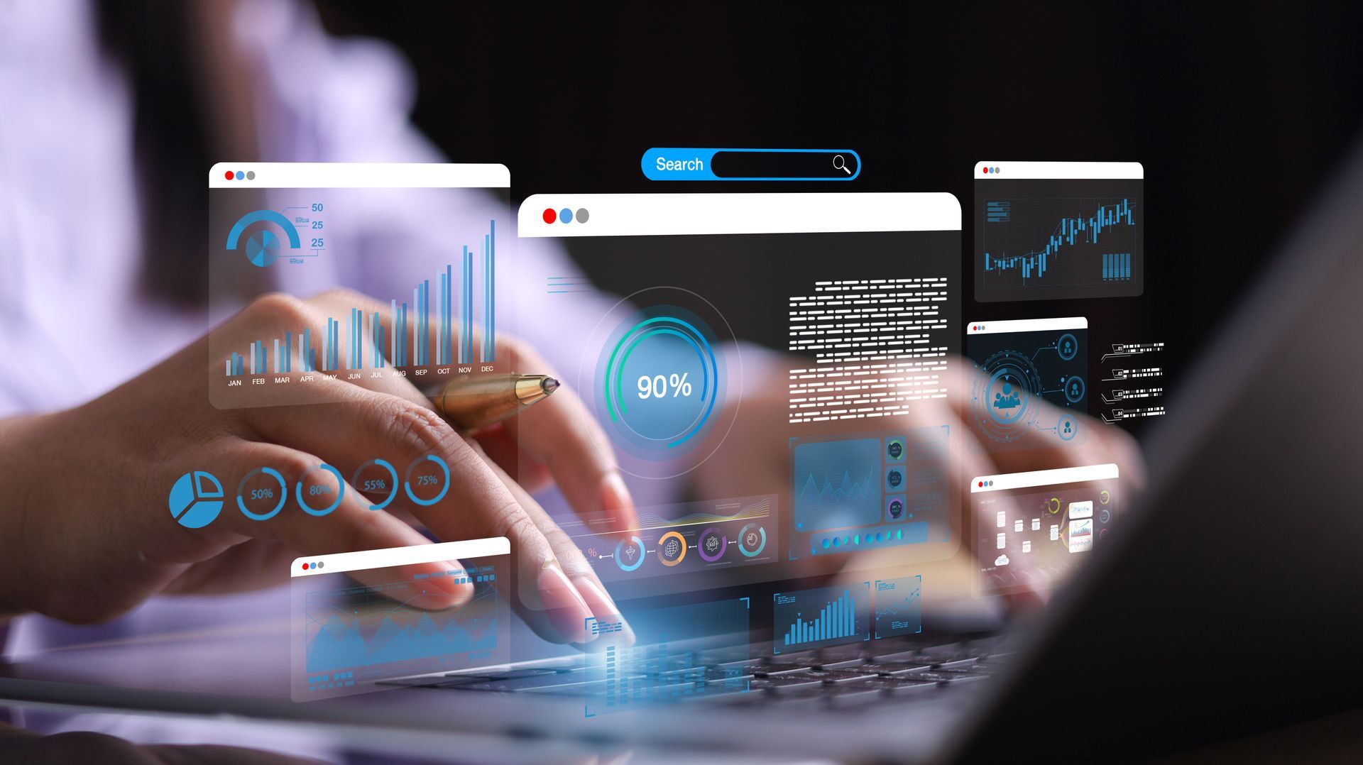 Análisis con sistemas de IA Equipo De pyme realizado un análisis con sistemas de ia