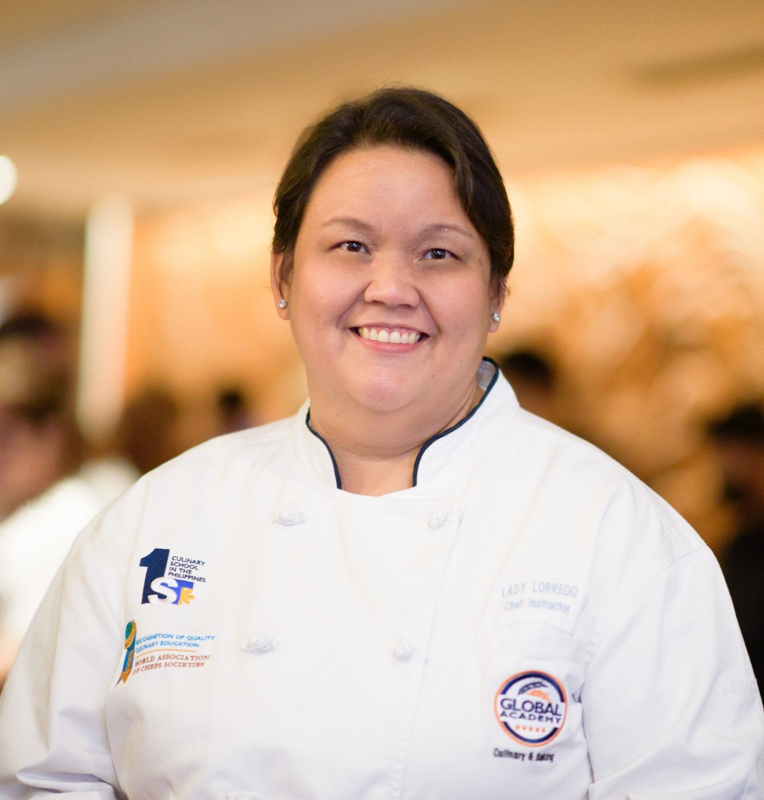 Chef Lady Lorredo one of the 'Global Academy' instructor Chef Lady Lorredo one of the 'Global Academy' instructor