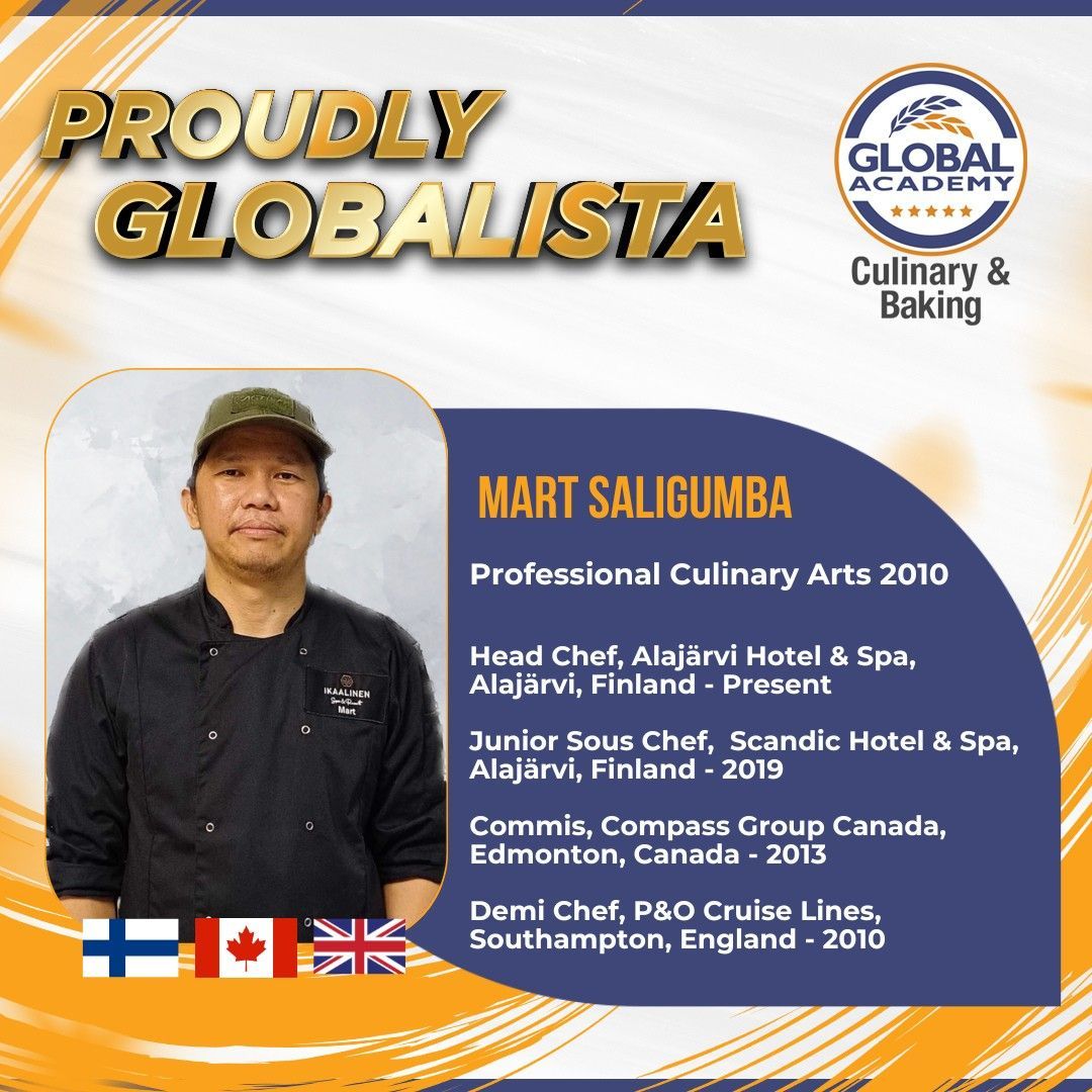 Global Academy Alumni -Mart Saligumba