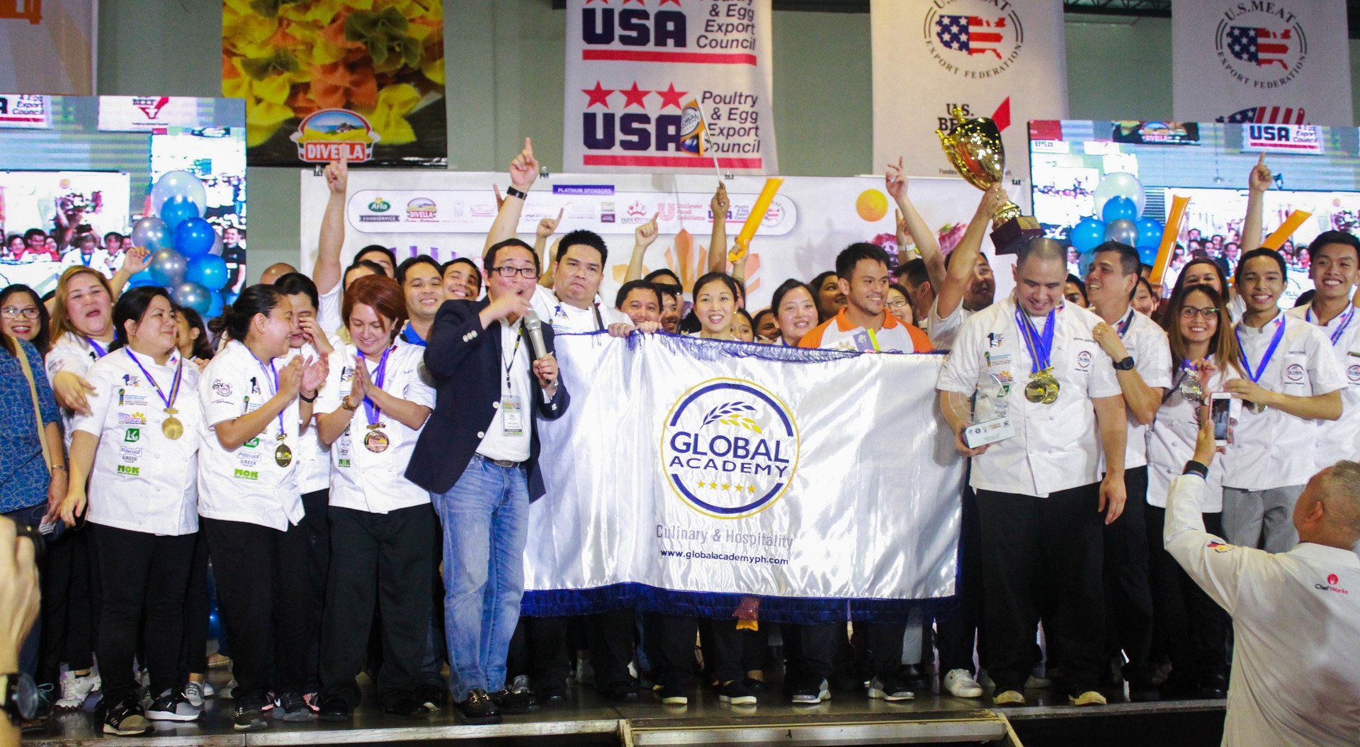Global Academy of Culinary, Baking and Pastry Arts is the ONLY School and Institution to win the Overall Champion Title of the Philippine Culinary Cup 3 times!